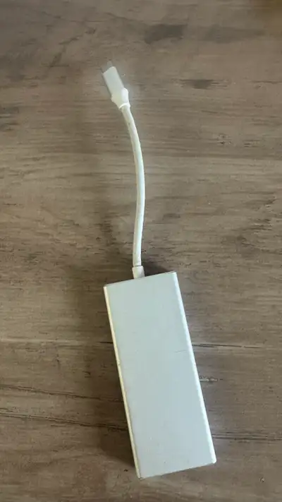 Expand your laptop's potential with this sleek, aluminum 6-in-1 USB-C hub. Perfect for MacBook, iPad...