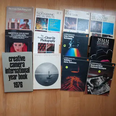 If ad is up, it's available A set of 12 film photography books. Send me please your best offer. Pick...