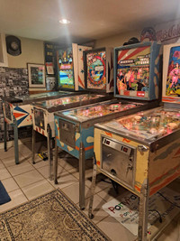 Pinball machines $1500