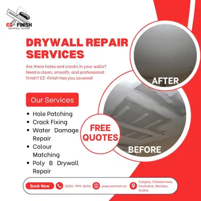 Call, email, or visit our website today to book your quote! 825-994-8696 contact@ezfinish.ca ezfinis...