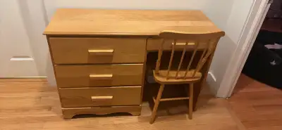 Small wooden desk, View more