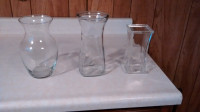 Assorted Flower  vases and containers