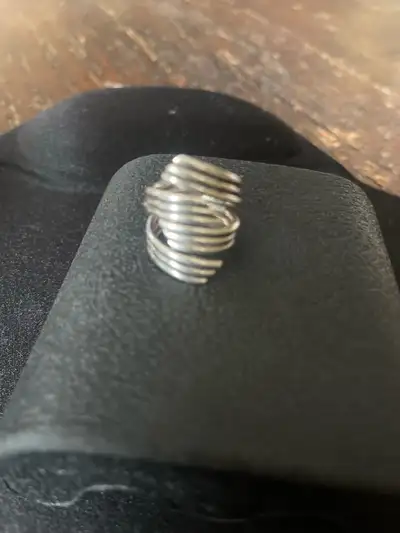 Sterling Silver Multi-Band Coil Ring, View more