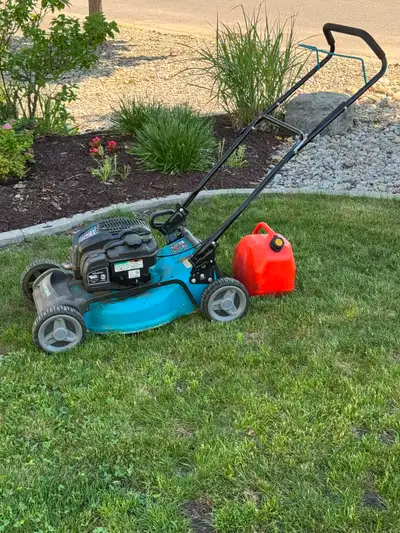 Yardworks gas lawnmower. Briggs and Stratton 675 Exi. 163 CC OWV . Ready start pull and power. Consi...