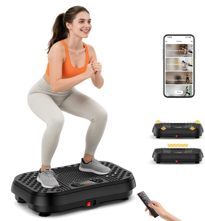 Vibration Plate Exercise Machine with app 199 Adjustable Speed, View more