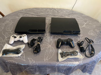 2 PlayStation 3 slim systems for sale $100 each 