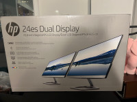 Pair of HP 24” Full HD Monitors
