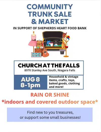 trunk and vendor sale, View more