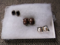 Wonderful Vintage Clip-on Earrings in Sets of Three-Have MORE!!