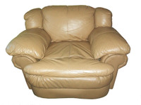 ARMCHAIR BEAUTIFUL REAL LEATHER ASHLEY FOR SALE !!!