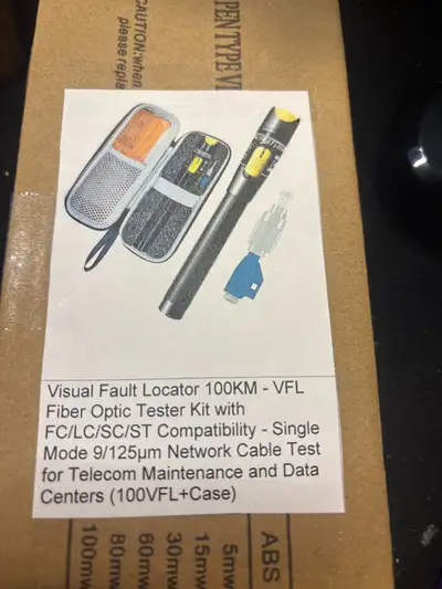 Visual Fault Locator 100KM Fiber Optic Tester Kit, View more