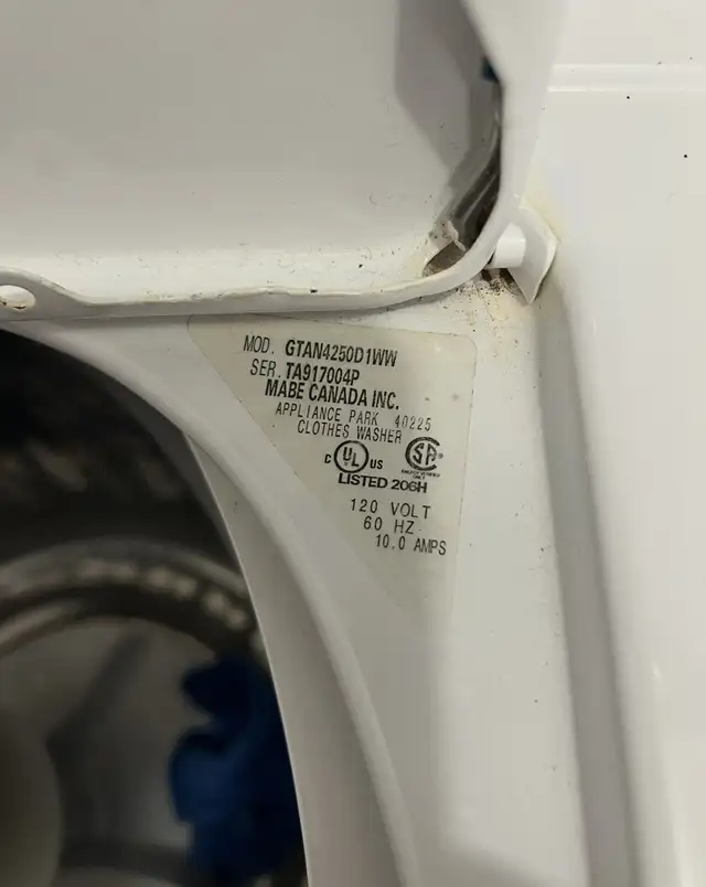 BOUTON EN CAOUTCHOUC GRIS NEUF DÉPART-PAUSE-ARRÊT LAVEUSE GE in Washers & Dryers in Québec City - Image 7