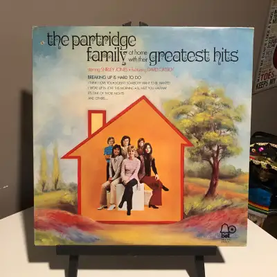 The Partridge Family at home with their Greatest Hits Vinyl Record Album Cover and Vinyl VG++ At Hom...