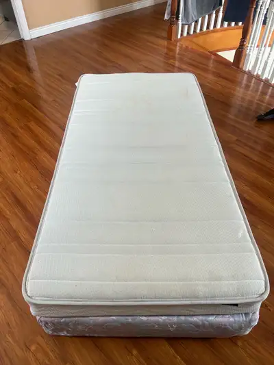 twin bed mattress + spring box , View more