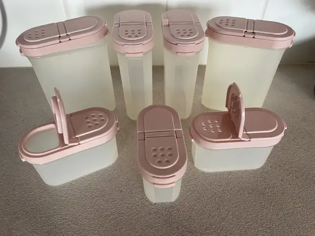 Tupperware Spice Container Set in Kitchen & Dining Wares in Calgary - Image 3