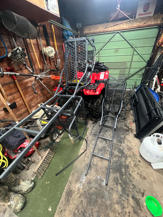 (3)  20’ ladderstands( 3 months old) in Fishing, Camping & Outdoors in Windsor Region