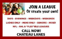 JOIN A BOWLING LEAGUE AT CHATEAU LANES