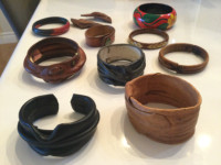 Bracelets en cuir artisanat