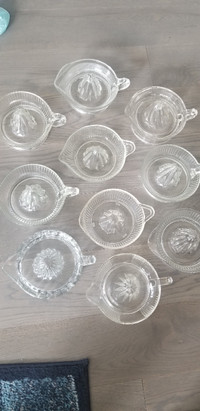 Lot of glass juicers or reemers