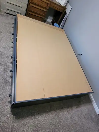 Full/Double captain's bed with 3 drawers, View more