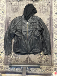 Harley Davidson Leather Jacket  3 in 1 
