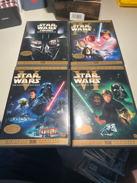 Star Wars DVD 4-5-6 original trilogy dans CD, DVD et Blu-ray  à Ville de Montréal - Image 3