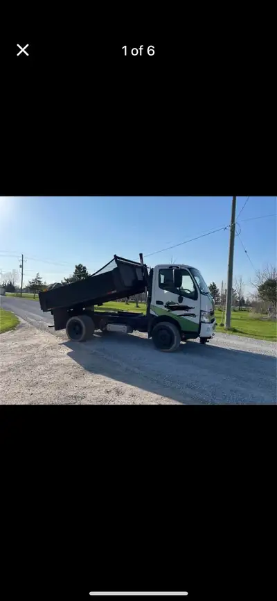 2019 Hino 195 Limited slip rear end Dump 2 yard salter 9.2 boss v plow