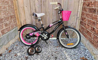 Kids bike girl 16" w/ assist wheel