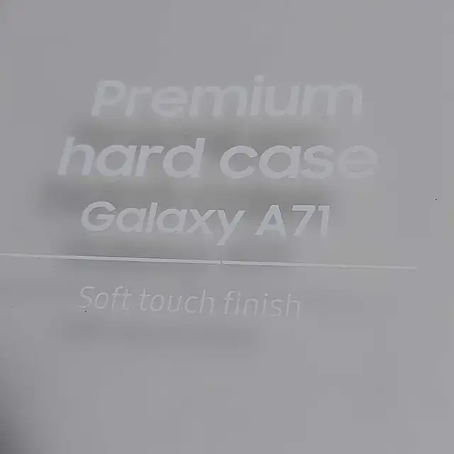 Samsung A71 Transparent Hard Phone Case  in Cell Phone Accessories in Kingston - Image 3