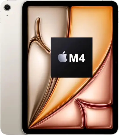 Apple iPad Air 8 11'' M4 128GB Wi-Fi MH334CL/A - Starlight -NEUF, View more