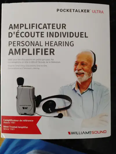 Pocket Talker/ Hearing Device, View more