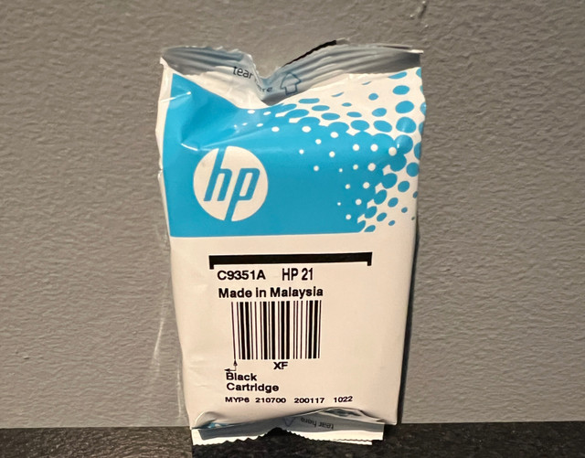 HP 21 Black ink New in package  in Printers, Scanners & Fax in Ottawa