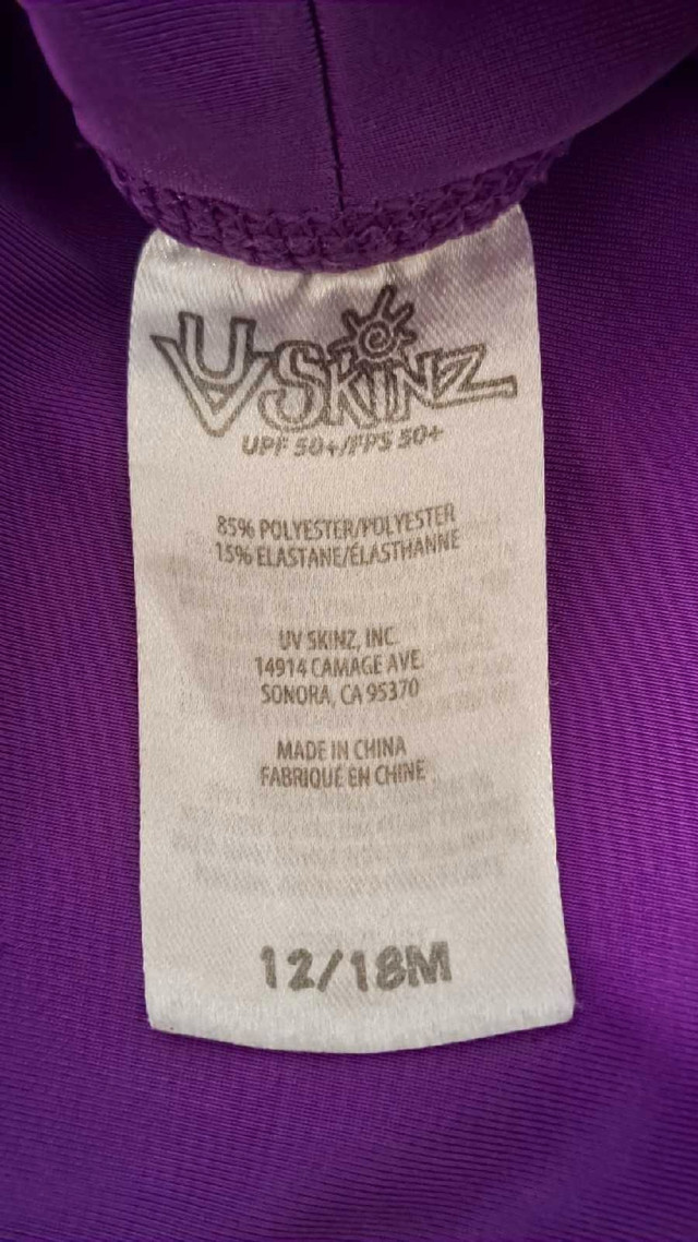 UV Skinz Toddler 3 piece Swimwear Set in Clothing - 12-18 Months in Hamilton - Image 3