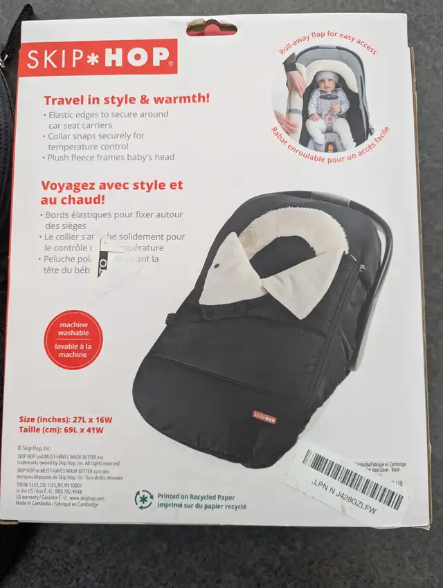Baby car seat cover in Strollers, Carriers & Car Seats in Edmonton - Image 3