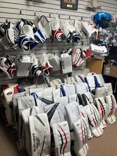 NEW TRUE SETS OF INT BLOCKER TRAPPER...CCM AS WELL.. Lots and lots of goal stuff!!!!!!! New and used...