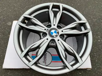 1 X Single Genuine OEM Factory 18" FRONT BMW M436 double star spoke rim like new For Models 228i, 22...