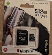 Brand new 512gb Kingston micro sd card
