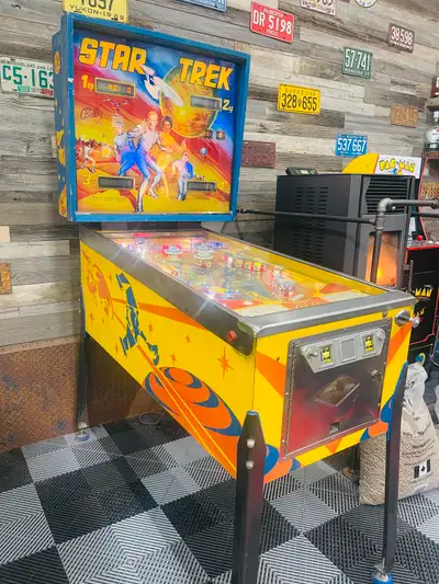 Vintage Star Trek Pinball Machine, View more