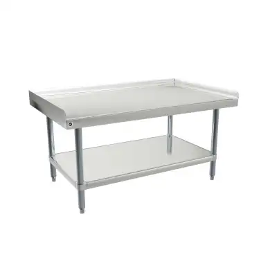 Sagetra Equipment Stand 30"D x 48"L x 24"H Stainless & Galvanize, View more