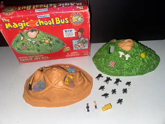 Vintage Magic School Bus Imagine That Amazin Ant Hill62863268026753123