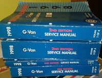 1998 GM SAVANA CHEV G VAN FACTORY REPAIR SERVICE MANUAL SET