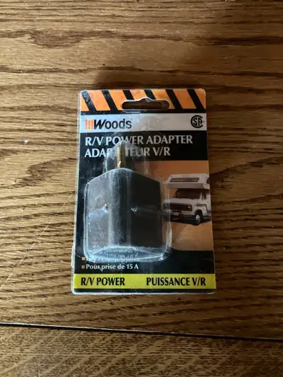 15amp to 30amp plug adapter. New never used. $23.99at Home Hardware. $10 here