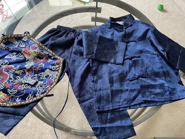 Asian navy outfit. Size 2. in Clothing - 2T in Calgary - Image 3