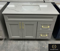 Bathroom Vanity with Countertop and sink. Wholesale Prices