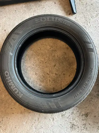 Size: 205/55 R 16 Used for 2 Summers Bought them for 600 4x tires used for Elantra 2021