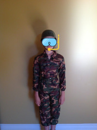 Costume pour enfant de soldat d'armée