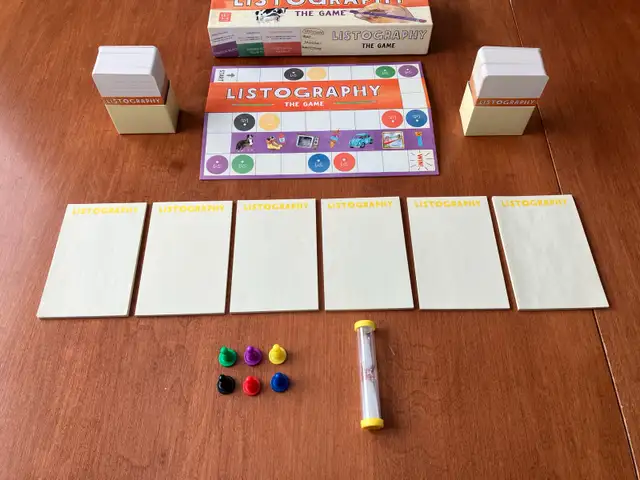 Listography The Game, Complete62863283980418121