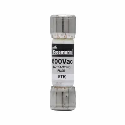 FUSIBLE TIME DELAY 600V 1/4A 13/32" X 1-1/2" NEUF NEW KTK1/4, View more