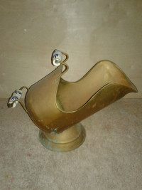 Solid Brass Coal or Wood Skuttle 