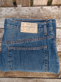 Men's Fleeced Lined Winter Jeans, 34x30